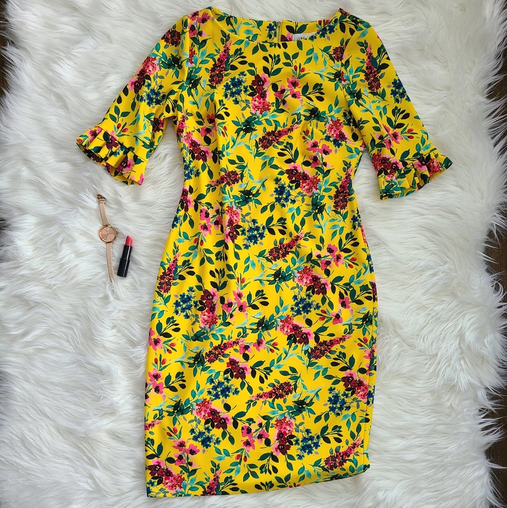 CALVIN KLEIN Floral Dress